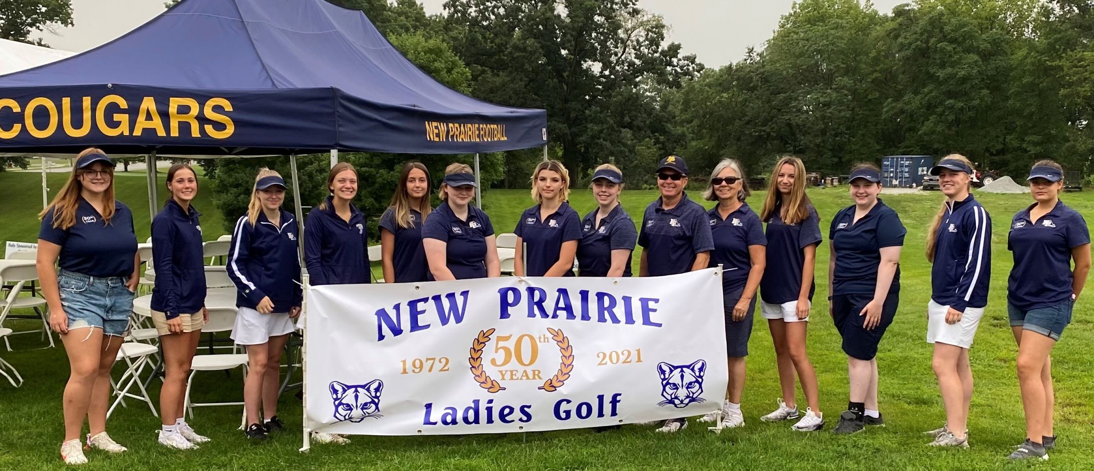 New Prairie girls golf outing